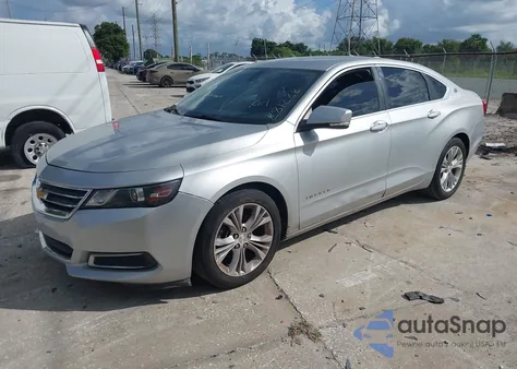 2015 Chevrolet Impala 1Lt из США, поврежденный, VIN 2G1115SL0F9281228